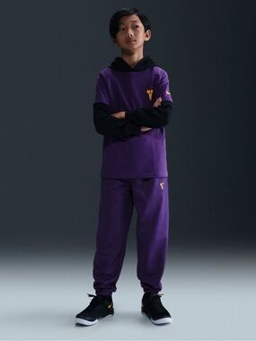 NWT Nike Kids Kobe Therma-FIT Purple Joggers Size Boys XS